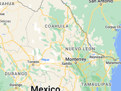Map showing location of Castaños (26.78834, -101.43281)