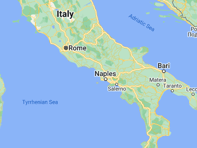 Map showing location of Castel Volturno (41.03353, 13.94217)