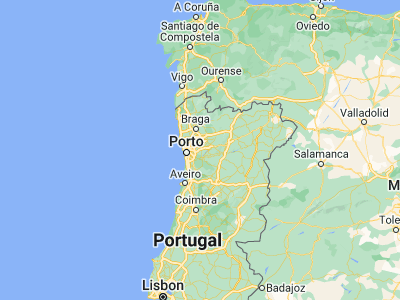Map showing location of Castelões de Cepeda (41.20265, -8.33516)