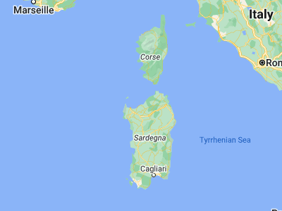 Map showing location of Castelsardo (40.91528, 8.71028)