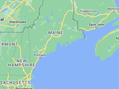 Map showing location of Castine (44.38785, -68.79975)