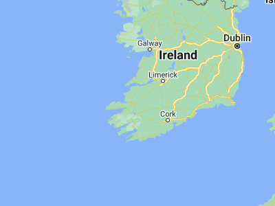 Map showing location of Castleisland (52.23333, -9.46667)