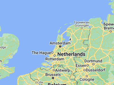 Map showing location of Castricum (52.54833, 4.66944)