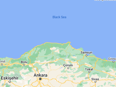 Map showing location of Çatalzeytin (41.95314, 34.21627)