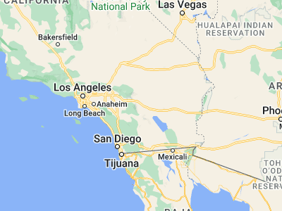 Map showing location of Cathedral City (33.77974, -116.46529)