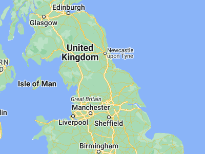 Map showing location of Catterick Garrison (54.37748, -1.72232)