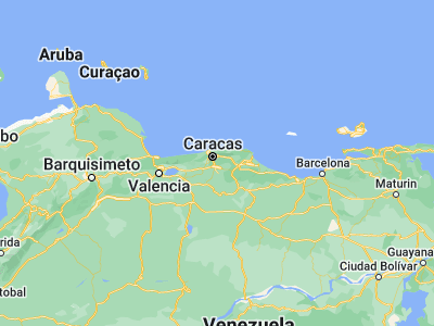 Map showing location of Caucaguita (10.35782, -66.80252)