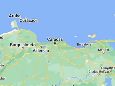 Map showing location of Caucagüito (10.48666, -66.73799)