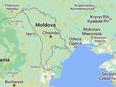 Map showing location of Căuşeni (46.64417, 29.41389)