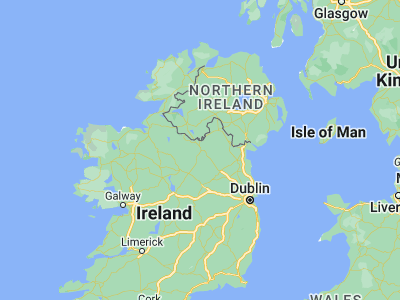 Map showing location of Cavan (53.99083, -7.36056)