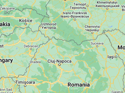 Map showing location of Cavnic (47.66667, 23.86667)
