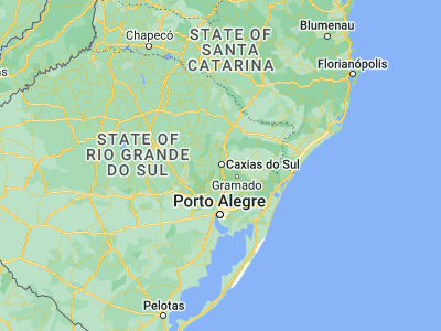Map showing location of Caxias do Sul (-29.16806, -51.17944)