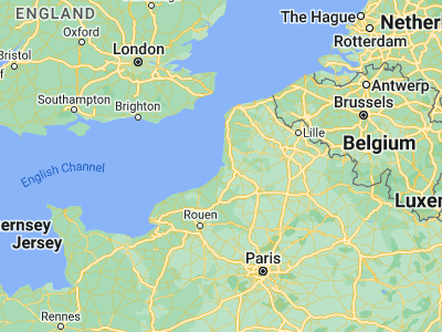 Map showing location of Cayeux-sur-Mer (50.182, 1.494)