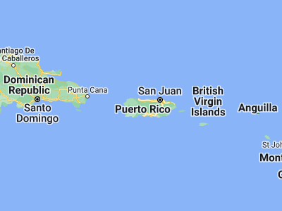 Map showing location of Cayuco (18.29106, -66.73934)
