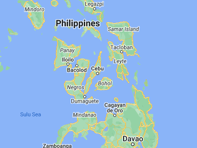 Map showing location of Cebu City (10.31672, 123.89071)