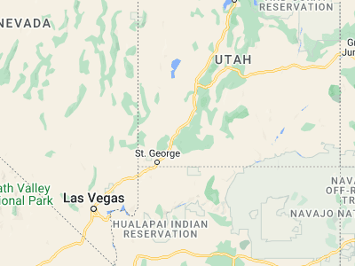 Map showing location of Cedar City (37.67748, -113.06189)