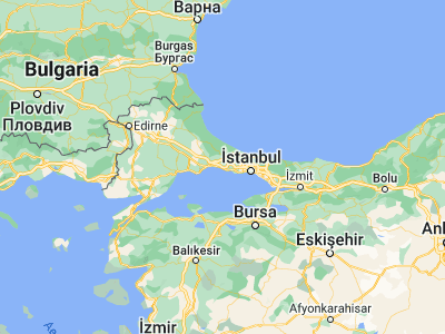 Map showing location of Celâliye (41.05188, 28.41867)