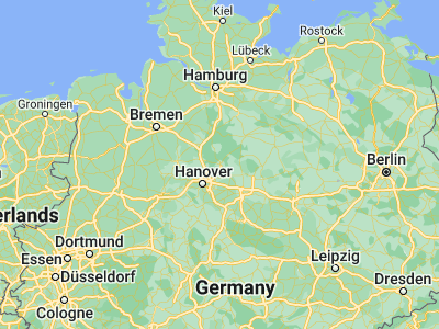 Map showing location of Celle (52.62264, 10.08047)