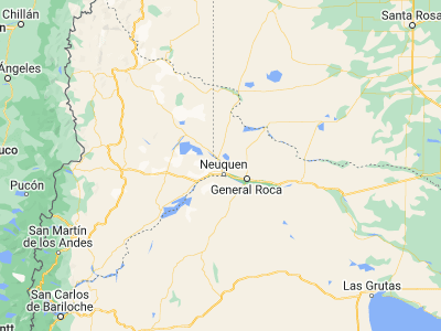 Map showing location of Centenario (-38.82955, -68.1318)