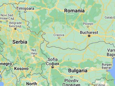 Map showing location of Cerătu (44.06667, 23.66667)