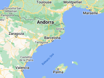 Map showing location of Cerdanyola del Vallès (41.49109, 2.14079)