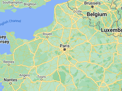 Map showing location of Cergy (49.03645, 2.07613)
