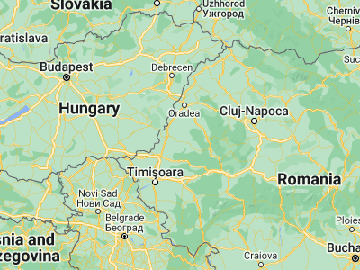 Map showing location of Cermei (46.55, 21.85)