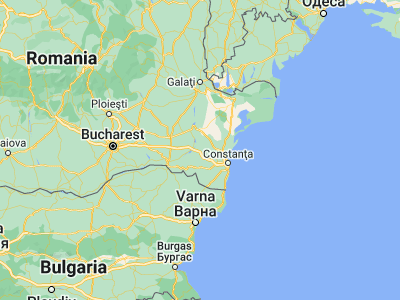 Map showing location of Cernavodă (44.36667, 28.01667)