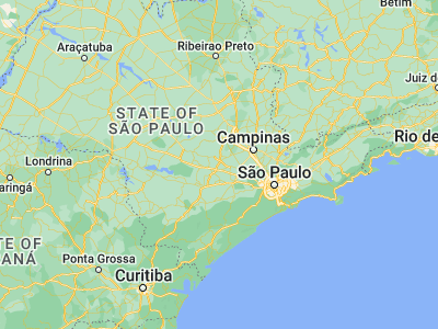 Map showing location of Cerquilho (-23.165, -47.74361)