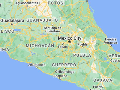 Map showing location of Cerro La Calera (19.18333, -99.81667)