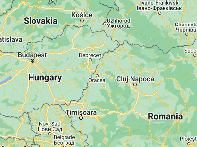 Map showing location of Cetariu (47.13333, 22.01667)