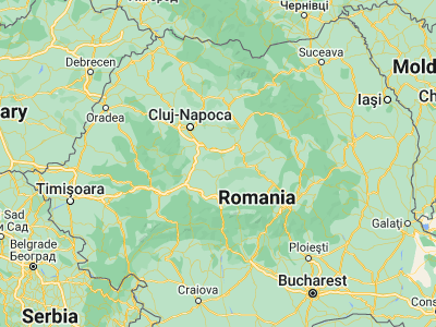 Map showing location of Cetatea de Baltă (46.25, 24.16667)