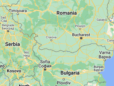 Map showing location of Cezieni (44.18333, 24.26667)