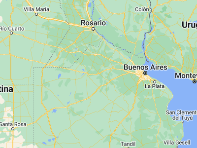 Map showing location of Chacabuco (-34.64167, -60.47389)