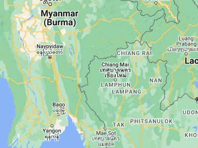 Map showing location of Chaem Luang (19.03193, 98.28767)