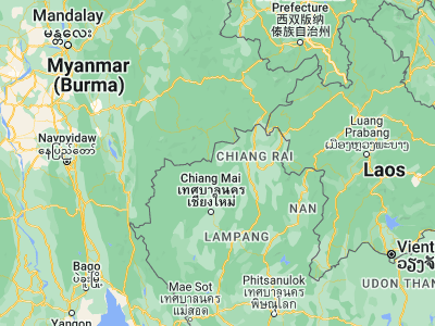 Map showing location of Chai Prakan (19.73136, 99.13997)