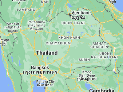 Map showing location of Chaiyaphum (15.81047, 102.02881)