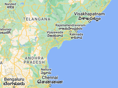 Map showing location of Challapalle (16.11667, 80.93333)