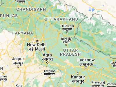 Map showing location of Chandausi (28.45302, 78.78295)
