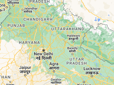 Map showing location of Chāndpur (29.13506, 78.26887)