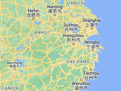 Map showing location of Changhua (30.16833, 119.2175)
