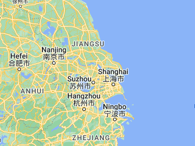 Map showing location of Changshu City (31.64615, 120.74221)
