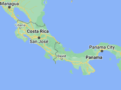 Map showing location of Changuinola (9.43333, -82.51667)