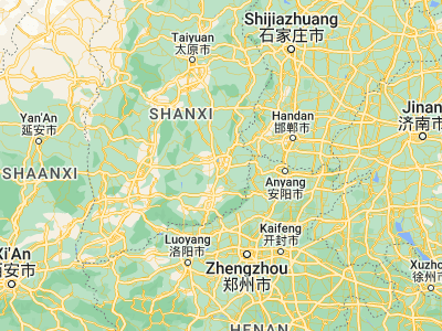 Map showing location of Changzhi (36.18389, 113.10528)