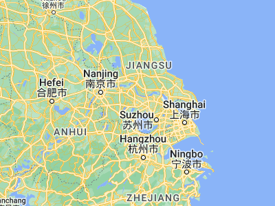 Map showing location of Changzhou (31.77358, 119.95401)