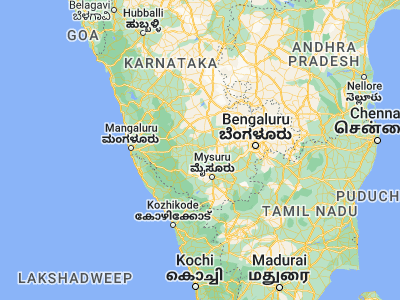 Map showing location of Channarāyapatna (12.90444, 76.39167)