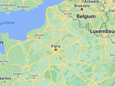 Map showing location of Chantilly (49.19461, 2.47124)