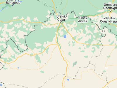 Map showing location of Chapaev (50.2, 51.16667)