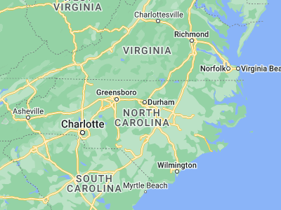 Map showing location of Chapel Hill (35.9132, -79.05584)