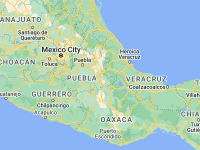 Map showing location of Chapuco (18.63536, -97.40006)